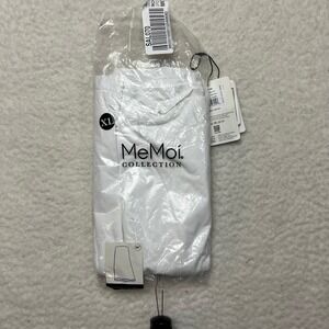 MeMoi Skirt Slip Women XL White Bonded Maxi Slip 34 Inch CSP202-34 Nylon Spandex